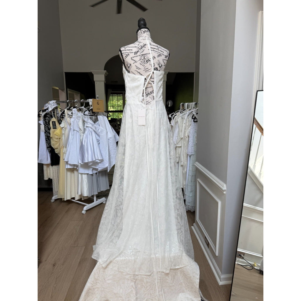 WG020 WENKAFO NWT Size 14 Convertible Tie-Shoulder Formal Gown