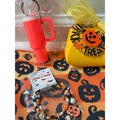 Halloween Gift Set 5 Piece Pumpkin Pouch Yellow Mini Bag Bracelet Keychain