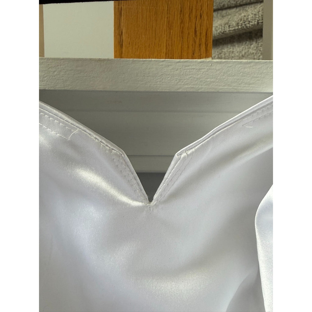 WG015 Size 10-12 White Sweetheart Full A-Line Wedding Gown Train NWOT