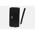 W001 Opened CXL Christian Lacroix Kara Croco Black Wristlet Wallet NWT